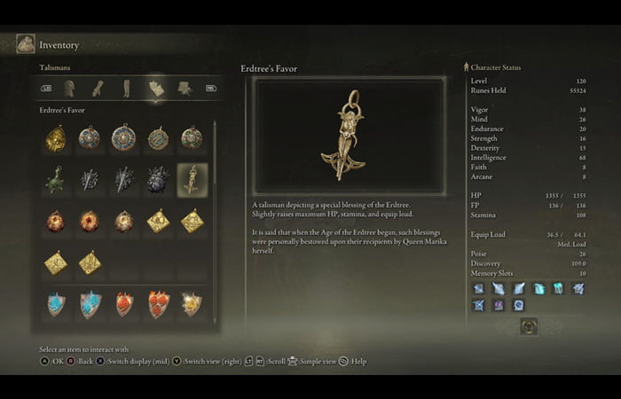 Endurance Stat and Talismans