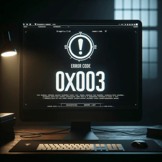 GeForce Experience Error Code 0x0003
