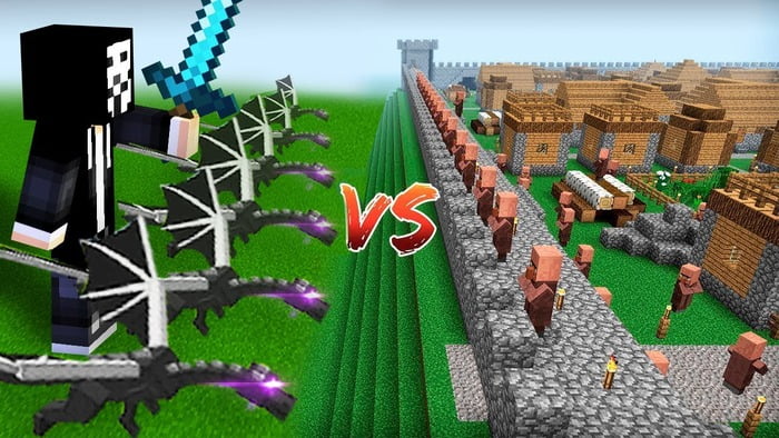 Minecraft village protection