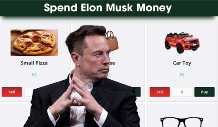 Spend Elon Musk Money Game