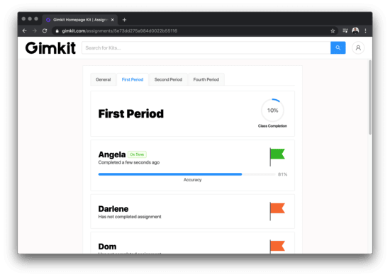 Utilizing Gimkit